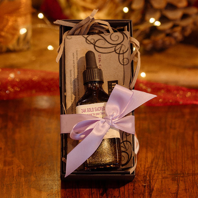 24K GOLD Sacred Lotus Body Oil Gentle Reset for 2026