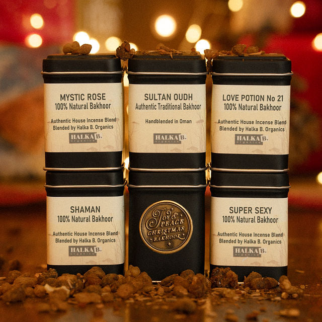 House Bakhoors Incense Deluxe Pack to burn on charcoal or in a candle burner