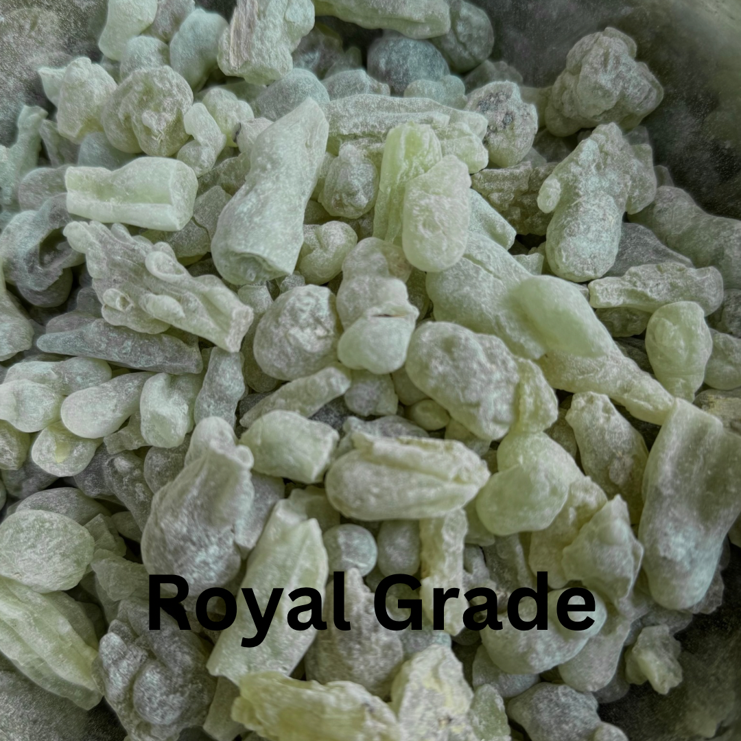 Sultan & Royal Green Hojari Frankincense Gum Boswellia Sacra Oman