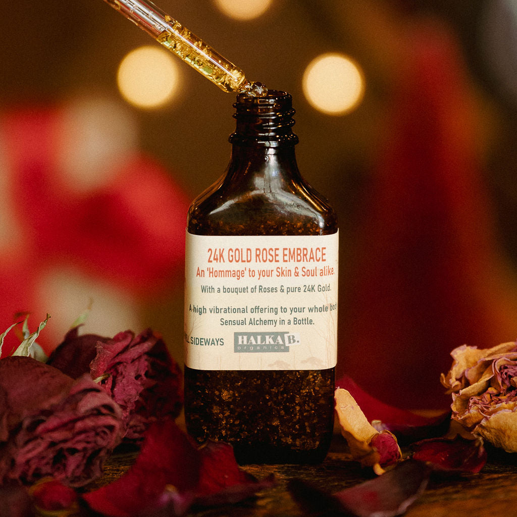 24K GOLD Rose Embrace Body Oil Immerse yourself into the frequency of love - for Christmas