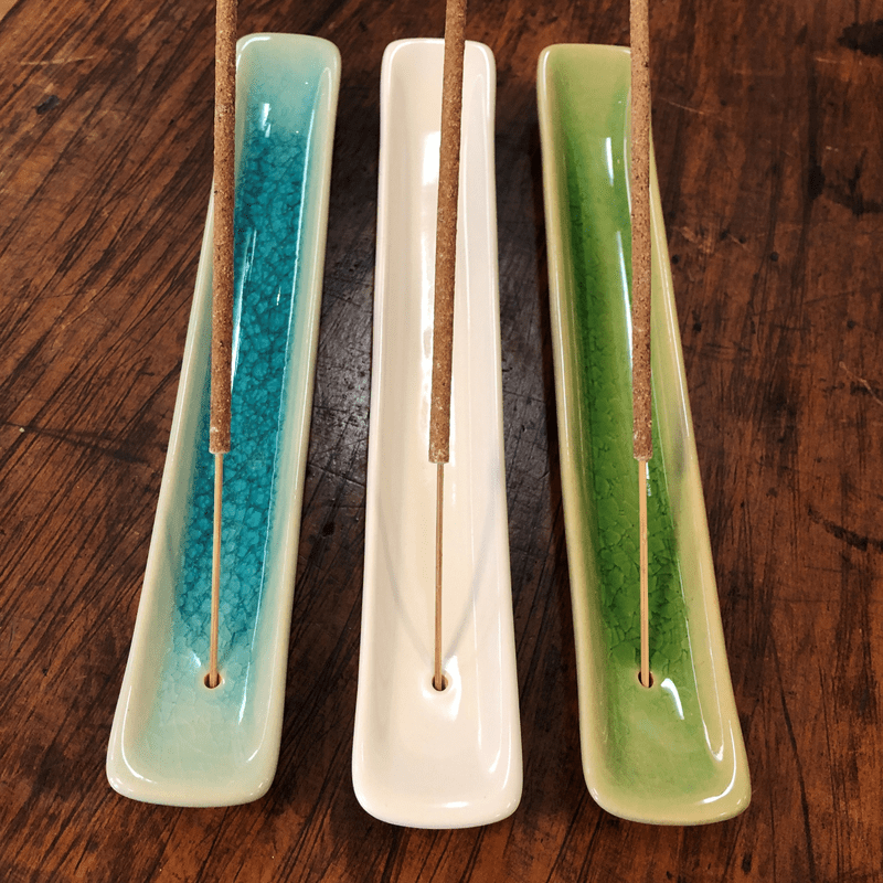 Ceramic Boat Incense Sticks Burner