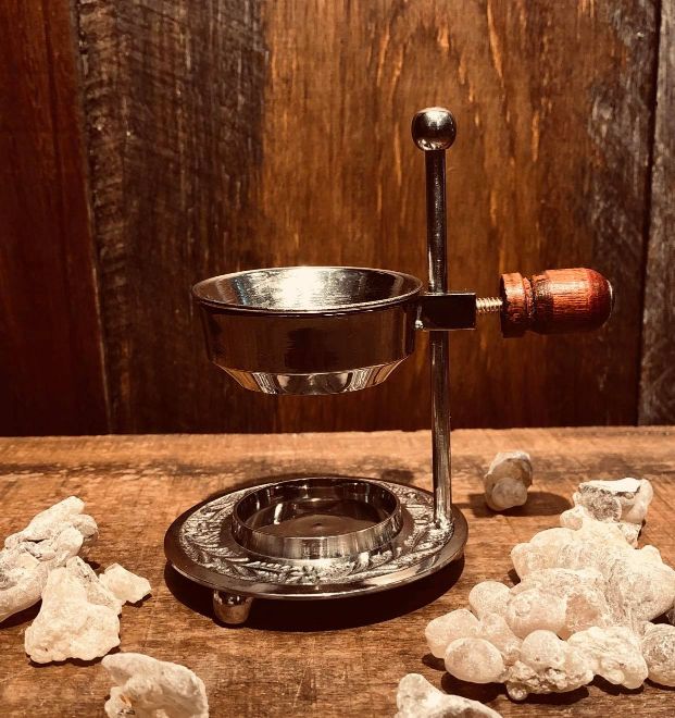 Frankincense Myrrh Resin & Bakhoor Candle Burner