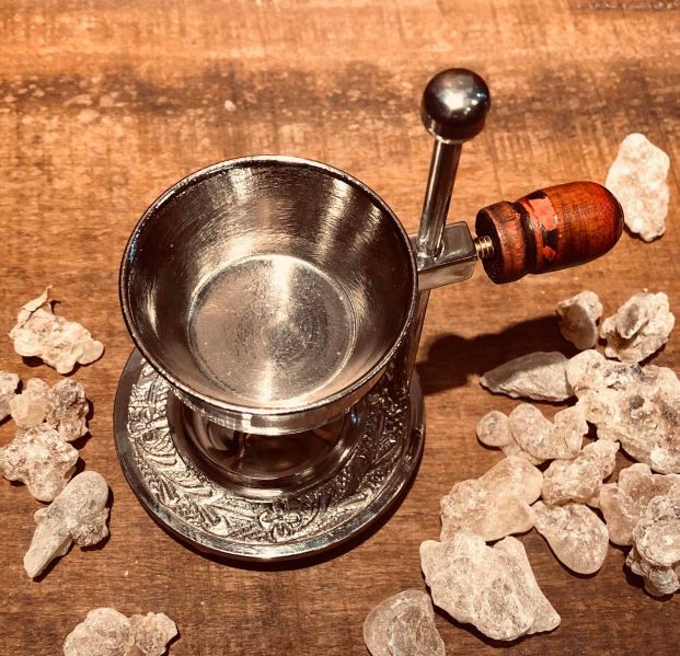 Frankincense Myrrh Resin & Bakhoor Candle Burner