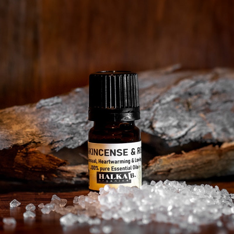 Frankincense & Rose Damask Essential Oil Blend - Oman & Bulgaria