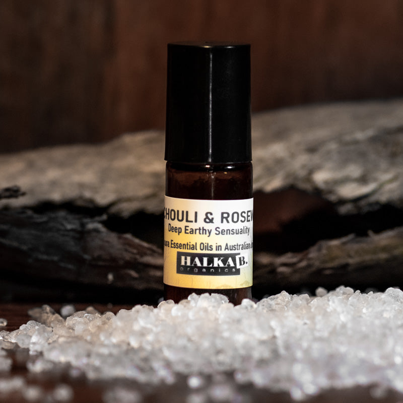 Patchouli & Rosewood Roll On Essential Oil Blend