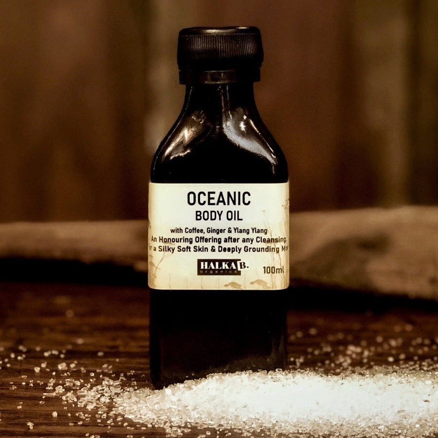 Oceanic Body Oil with Coffee