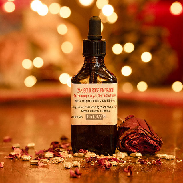 24K GOLD Rose Embrace Body Oil Immerse yourself into the frequency of love - for Christmas