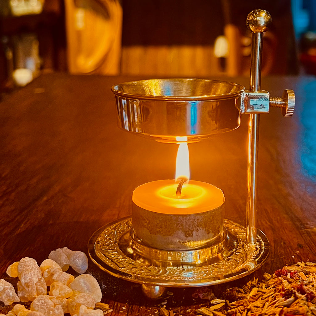 Frankincense Myrrh Resin & Bakhoor Candle Burner