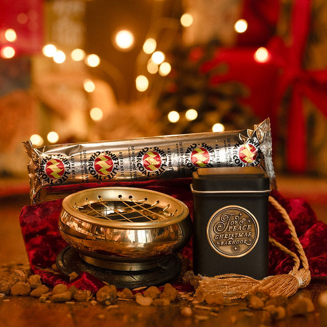 JOY & PEACE Christmas Bakhoor CHARCOAL Burning Delight