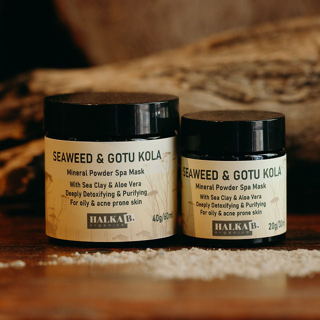 Seaweed & Gotu Kola Powder Mask deep detox for normal to oily/acne prone skin