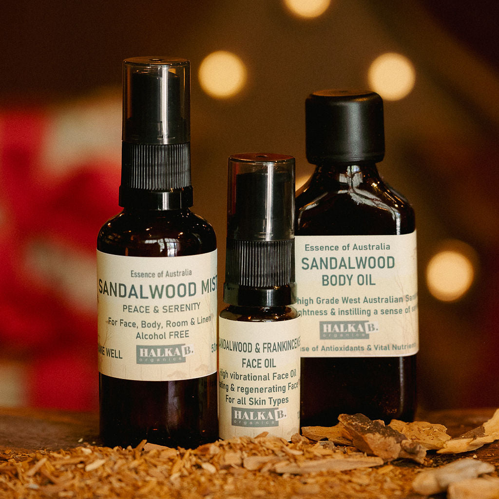 Australian SANDALWOOD DELIGHT BODY CARE TRIO