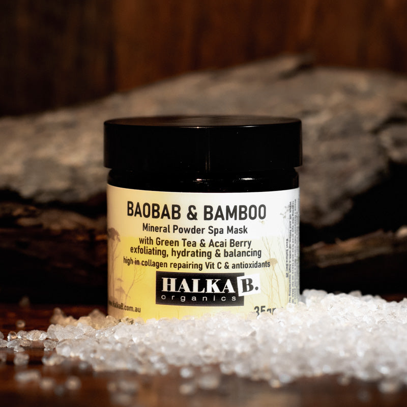 Baobab & Bamboo Mineral Powder Mask Our amazing quick revival for all skin types