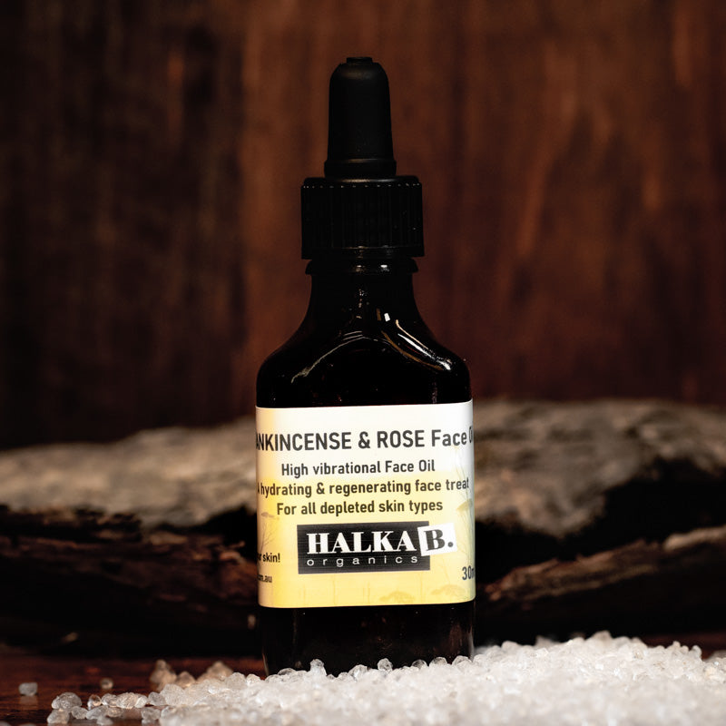 Frankincense & Rose Face Oil our little gem for normal to dry skin