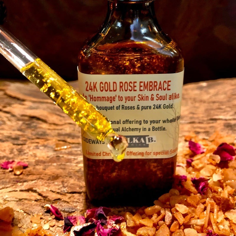24K Gold Rose Embrace Full Body Oil Immerse yourself into the frequency of love